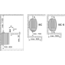 Печь электрическая HARVIA VEGA BC60 со встроенным пультом HCB600400S