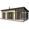 Сауна HARVIA SOLIDE OUTDOOR SLD03PS с дровяной печью